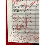 Aerosmith Signed Hole In My Soul Lyrics & Vest Collage - Music Memorabilia Collage