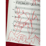 Aerosmith Signed Hole In My Soul Lyrics & Vest Collage - Music Memorabilia Collage