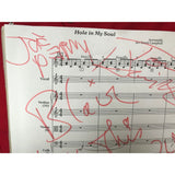 Aerosmith Signed Hole In My Soul Lyrics & Vest Collage - Music Memorabilia Collage