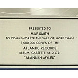Alannah Myles debut RIAA Platinum Album Award - Record Award