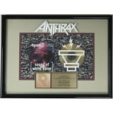 Anthrax Sound of White Noise RIAA Gold Album Award - Record Award