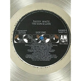 Barry White The Icon Is Love RIAA Platinum Album Award - Record Award