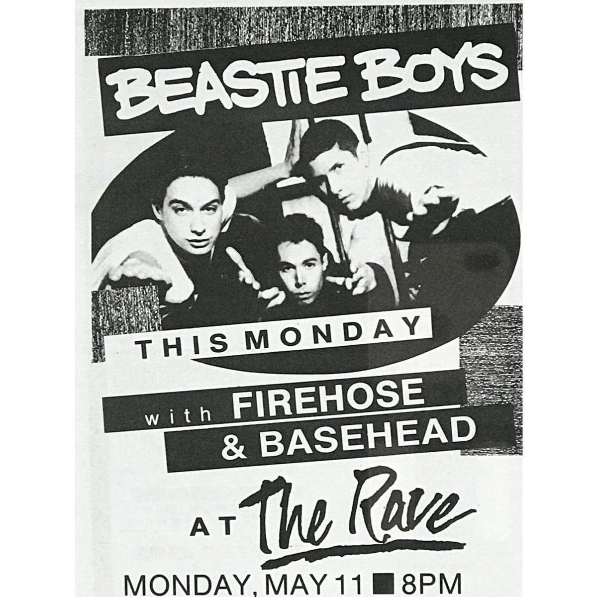 musicgoldmine.com - Beastie Boys 1992 Original Concert Flyer