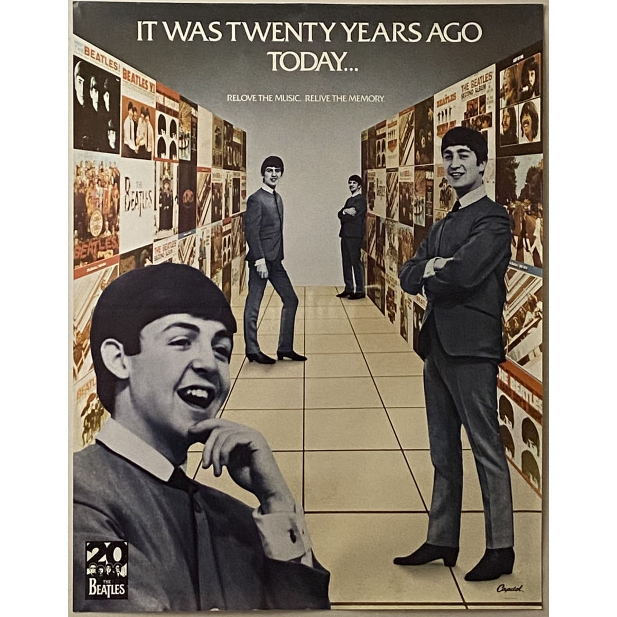 Beatles 1984 20 Years Ago Today Poster