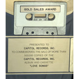 Beatles Love Songs RIAA Gold LP Award Presented to Capitol Records Inc.