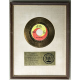 Beatles We Can Work It Out White Matte RIAA Gold 45 Award - RARE