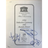 Bee Gees Songwriters Hall of Fame Program Signed By All 3 w/JSA COA