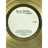 Bette Midler Bette Sings The Rosemary Clooney Songbook RIAA Gold Award