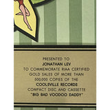 Big Bad Voodoo Daddy Americana Deluxe RIAA Gold Award - Record Award