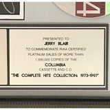 Billy Joel Complete Hits Collection: 1973-1997 RIAA Platinum Album Award signed by Joel - RARE