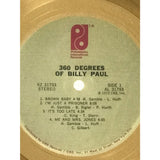 Billy Paul 360 Degrees Of Billy Paul RIAA Gold LP Award signed on back by Paul - RARE - Record Award