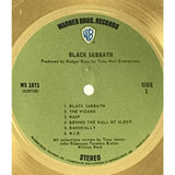 Black Sabbath debut White Matte RIAA Gold LP Award presented to and signed by Tony Iommi - RARE