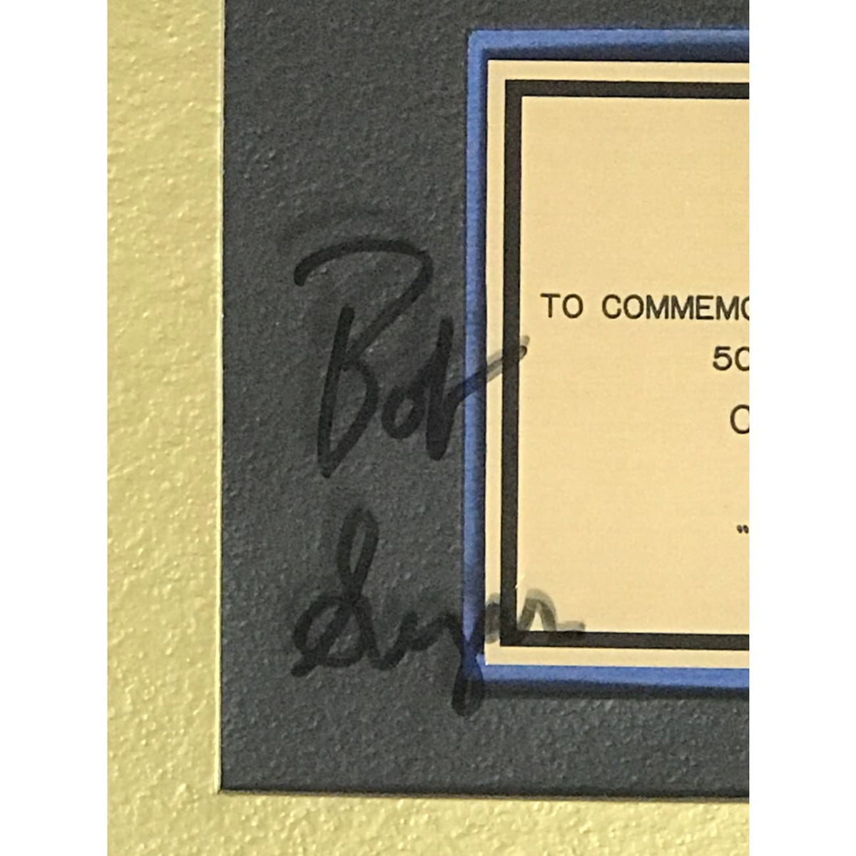 BOB SEGER signed autographed photo COA Hologram