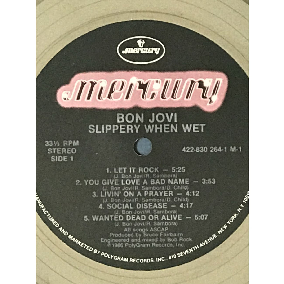 Bon Jovi Slippery When Wet 13x 