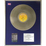 Bon Jovi Slippery When Wet 1986 UK Label Award - Record Award