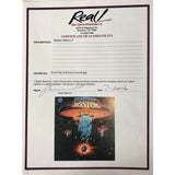 Boston debut LP signed by Brad Delp & Barry Goudreau - Epperson LOA - RARE - Music Memorabilia
