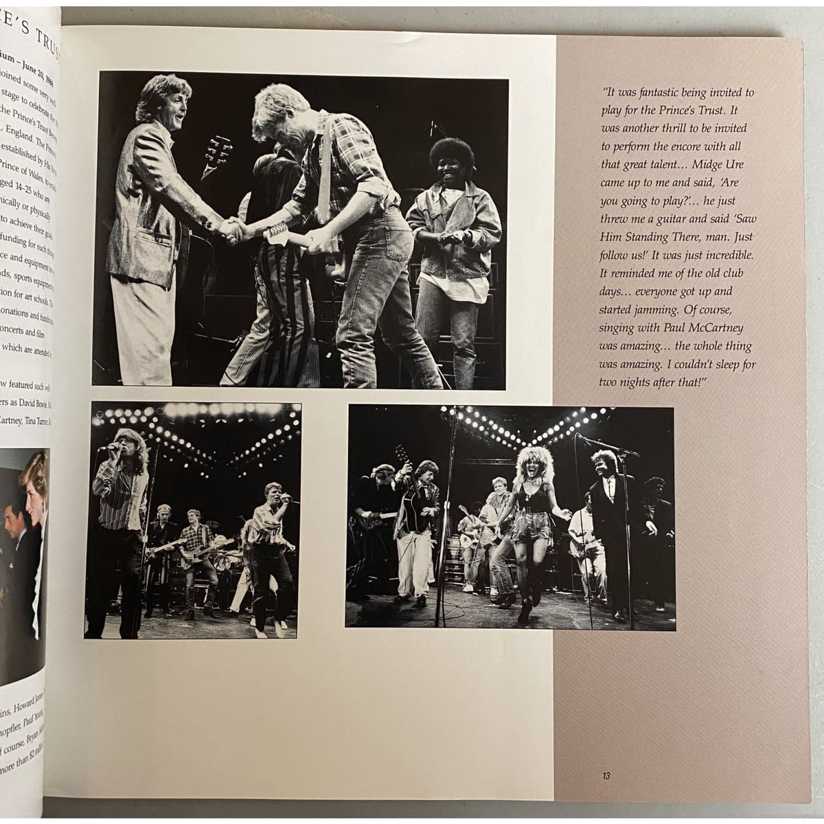 musicgoldmine.com - Bryan Adams 1987 Into The Fire Tour Book