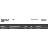 Bryant Meyers Ojala RIAA Digital Gold Single Award - Record Award