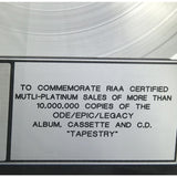 Carole King Tapestry RIAA 10x Platinum Award