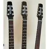 Cheap Trick Rick Nielsen™ Five-Neck Checkered Mini Guitar Replica - Miniatures