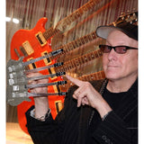Cheap Trick Rick Nielsen™ Five-Neck Checkered Mini Guitar Replica - Miniatures