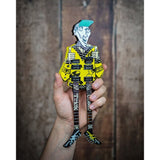 Cheap Trick Rick Nielsen Uncle Dick Mini Guitar Replica - Miniatures