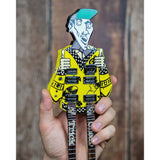 Cheap Trick Rick Nielsen Uncle Dick Mini Guitar Replica - Miniatures