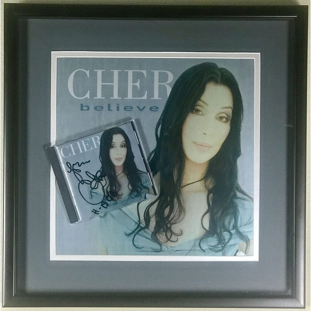 Cher Believe CD Collage signed by Cher w/BAS COA – MusicGoldmine.com
