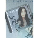 Cher Believe CD Collage signed by Cher w/BAS COA
