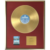 Chuck Berry 1977 UK Label Gold Award - RARE - Record Award