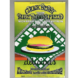 Chuck Berry 1st Printing 1968 Bill Graham Concert Poster