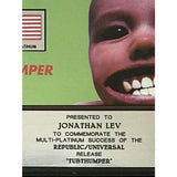 Chumbawamba Tubthumper label award - Record Award