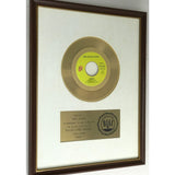 Copy of Rolling Stones Angie White Matte RIAA Gold 45 Award presented to Mick Jagger - RARE - Record Award