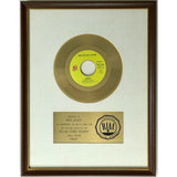 Copy of Rolling Stones Angie White Matte RIAA Gold 45 Award presented to Mick Jagger - RARE - Record Award