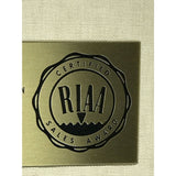 Deep Purple Smoke On The Water White Matte RIAA Gold 45 Award presented to Ritchie Blackmore - RARE - Record Award