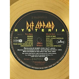 Def Leppard Hysteria Swiss Gold Award presented to Rick Allen - RARE - Record Award