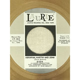 Dion Abraham Martin and John White Matte RIAA Gold 45 Award - RARE - Record Award