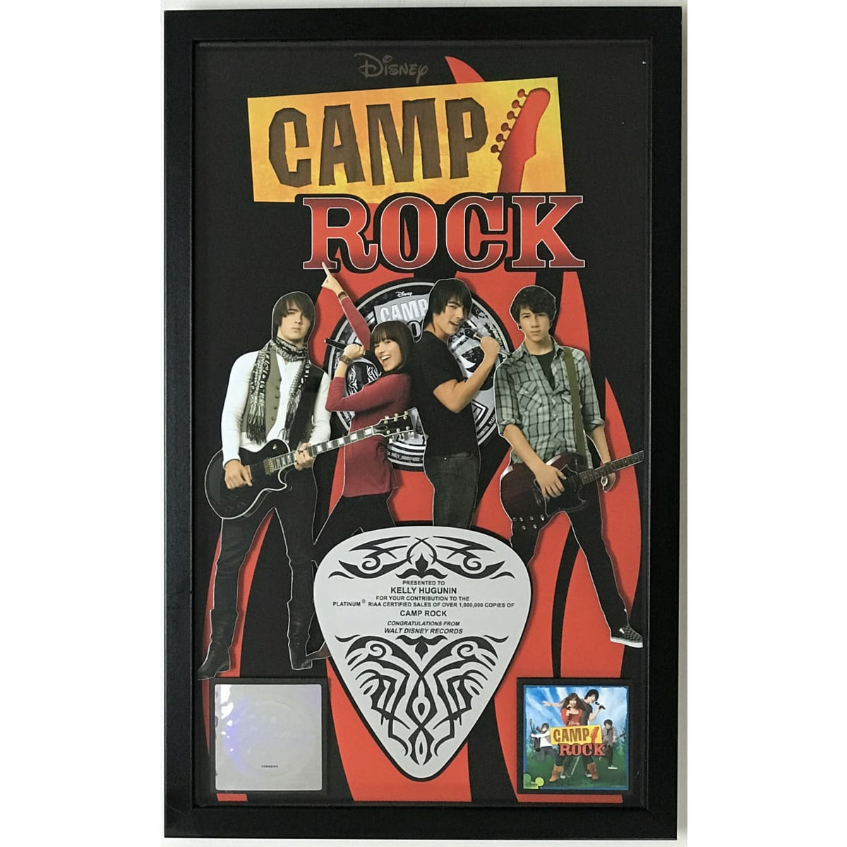 Disney 'Camp Rock' Demi Lovato Jonas Brothers RIAA Platinum Album Awar –