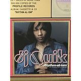 DJ Quik Rhythm-Al-Ism RIAA Gold Album Award - Record Award