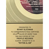 DJ Quik Rhythm-Al-Ism RIAA Gold Album Award - Record Award