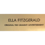 Ella Fitzgerald Original Grammy Advertisement Collage
