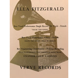 Ella Fitzgerald Original Grammy Advertisement Collage