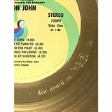 Elton John 1970 debut White Matte RIAA Gold LP Award presented to Elton John - RARE - Record Award