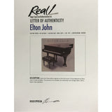 Elton John Album Collage signed by Elton John w/Epperson LOA
