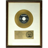 Elton John Crocodile Rock White Matte RIAA Gold 45 Award - RARE - Record Award