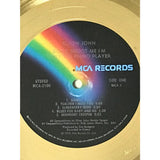 Elton John Don’t Shoot Me I’m Only The Piano Player White Matte RIAA Gold Album Award - RARE - Record Award