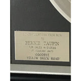 Elton John Goodbye Yellow Brick Road 1974 Disc Award Ltd presented to Bernie Taupin - RARE - Record Award