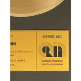 Elton John Island Girl CRIA Gold Single Award presented to Elton John - RARE - Record Award