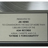 Extreme II: Pornograffitti RIAA Platinum LP Award - Record Award