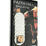 Faith Hill Breathe RIAA 7x Multi-Platinum Album Award - Record Award